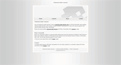 Desktop Screenshot of classical-guitar-lessons.com