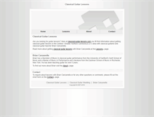 Tablet Screenshot of classical-guitar-lessons.com